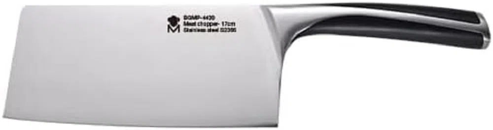 MasterPRO Elegance | 17,5 cm Hackmesser | Hochwertiges Edelstahl-Hackmesser | Matte Oberfläche | Ergonomischer Griff
