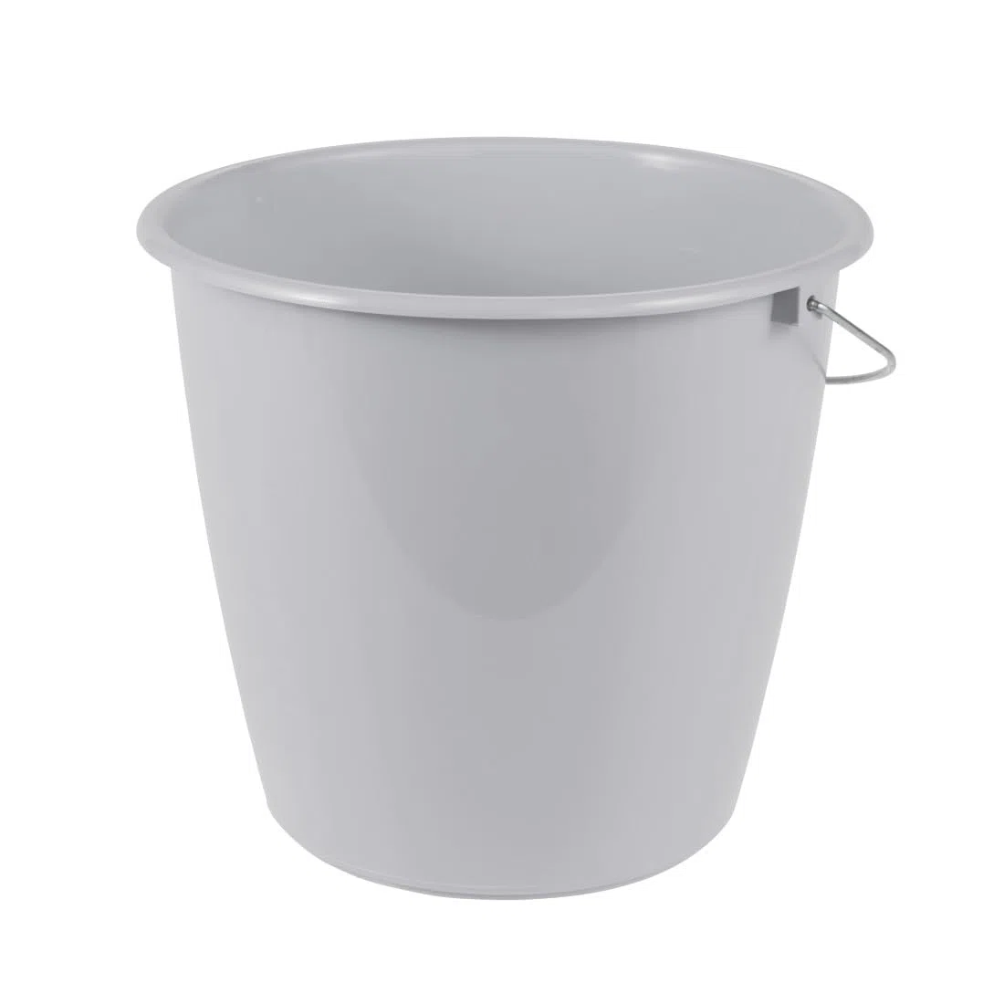 keeeper Erik 5X Eimer mit Metallbügel, 5 l, Polypropylen, 24 x 24 x 20 cm, Nordic Grey