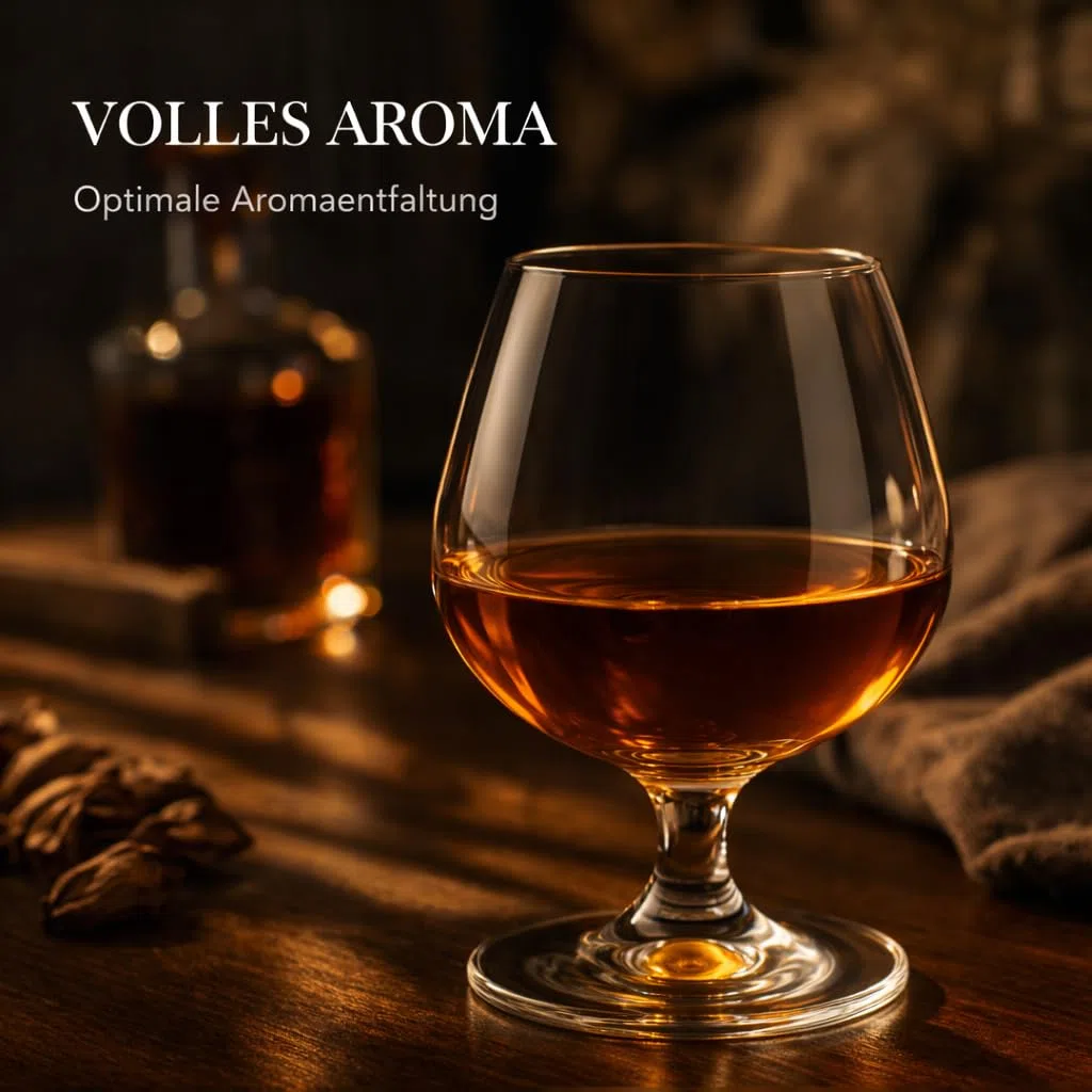 CRISTALICA Cognac Gläser Napoli 390 Ml – Cognac Schwenker Set (2er), Brandy Gläser Bauchige Form Für Volles Aroma - Cognacgläser & Schwenker Ideal Für Brandy Und Weinbrand