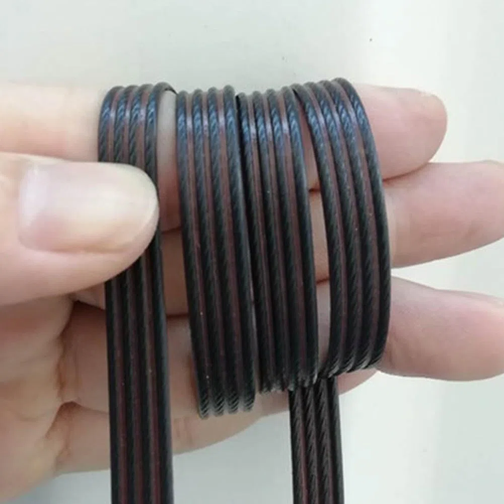 300 cm Kunststoff-Rattan-Flechtband 8 mm für flaches Weidengeflecht, geeignet für Reparaturen an Gartenmöbeln und Korbflechterei, Braun