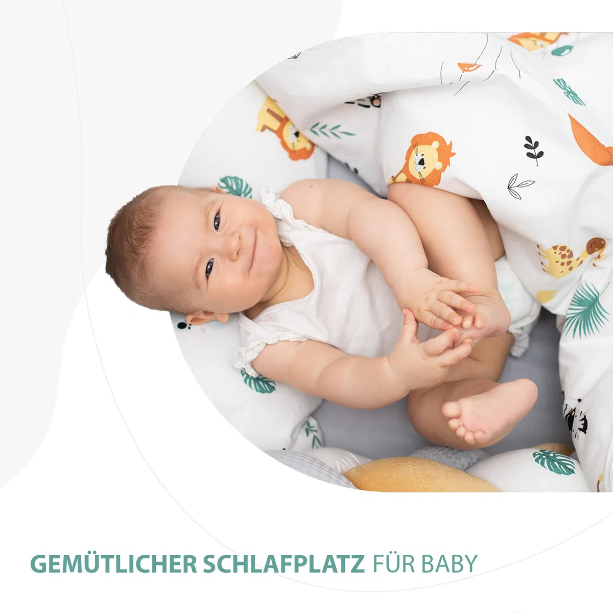 Kinderbettwäsche Baby Bettwäsche 90x120 cm aus Baumwolle - Kinder Set von Duvet Cover 90 x 120 und Kissenbezug 40x60 cm Junge und mädchen babybettwäsche bettbezug für Kleinkind Oeko-Tex