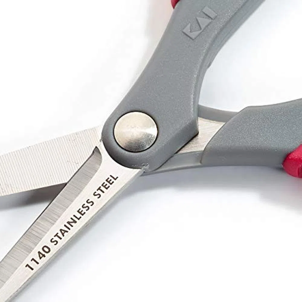 Prym 610521 Schere HOBBY Handarbeitsschere 5 1/2'' 14 cm, Edelstahl, Rot