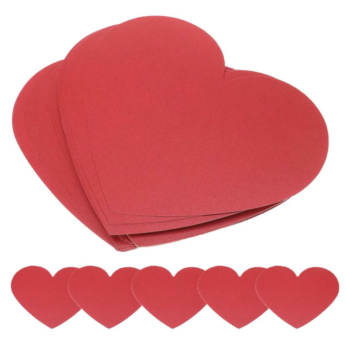 40 Stück Rote Herzen Papier, Papierherzen Groß, Papierausschnitte in Herzform, Rote Herz Papier Deko für Hochzeit Geburtstag Valentinstag, Pinnwand, Wand, Klassenzimmer, Schule, Bastelprojekte (Rot)