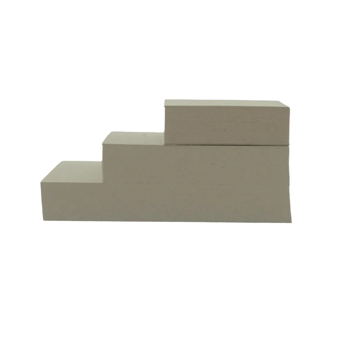 Graukarton Graupappe 50x75cm 0,75mm 550g/m² glatt Buchbinderpappe Bastelkarton Bastelpappe Karton Einleger Trenner Zwischenlagen Zuschnitt - 10-100 Bogen