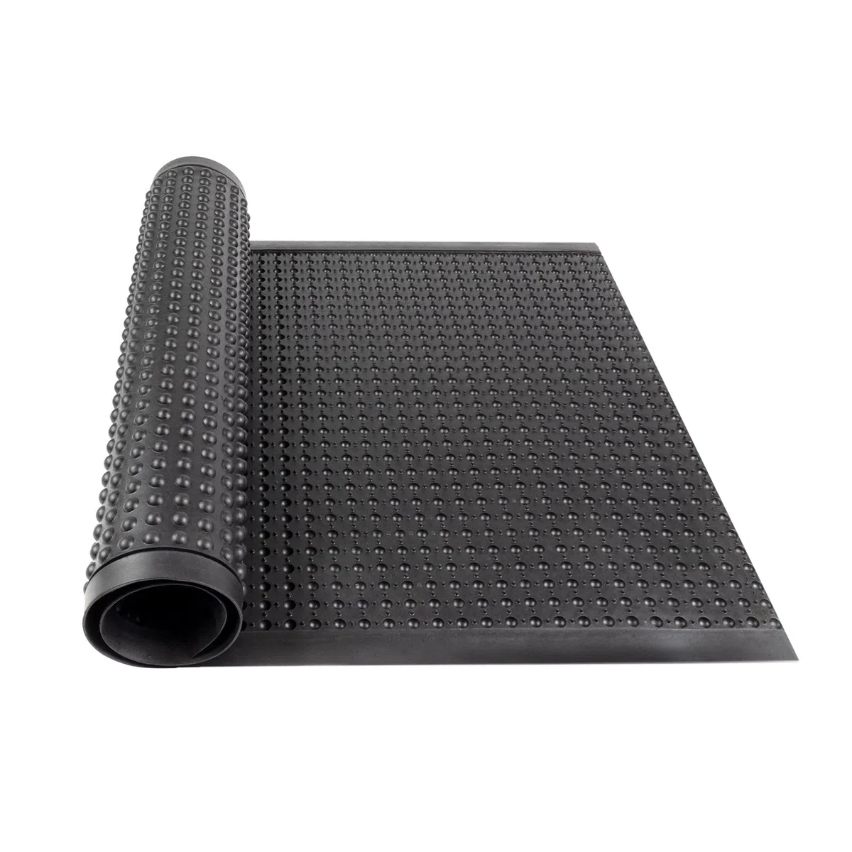 casa pura Anti-Ermüdungsmatte 90x120cm Arbeitsplatzmatte rutschfest Ergonomische Stehmatte Gummimatte mit Noppen Schwarz - Bubble Mats