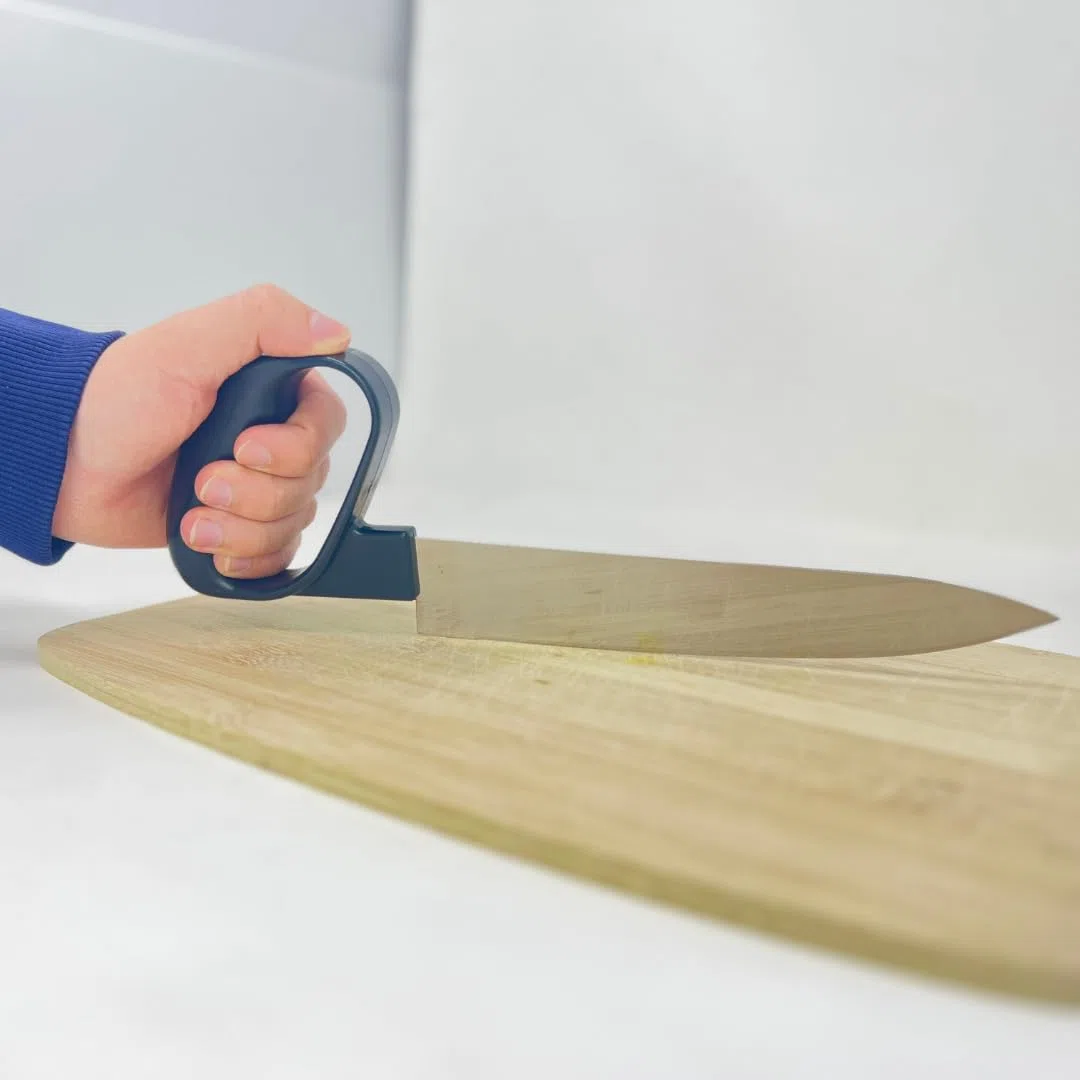 ATC Handels GmbH Ergonomische Messer REFLEX mit geschlossenem Griff und rostfreier Klinge - als Tranchiermesser oder Brotmesser Spülmaschinenfest bis 70°C (glatte Klinge)
