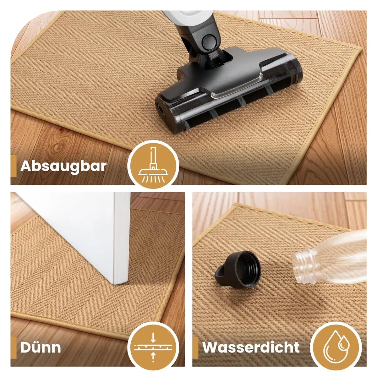 Bodenständig Premium Fußmatte - 100% Wetterfest - EIN echter Blickfänger. Fussmatte Aussenbereich wetterfest - Türmatte Fussmatte aussen & Fussabtreter aussen & Fußmatte Outdoor