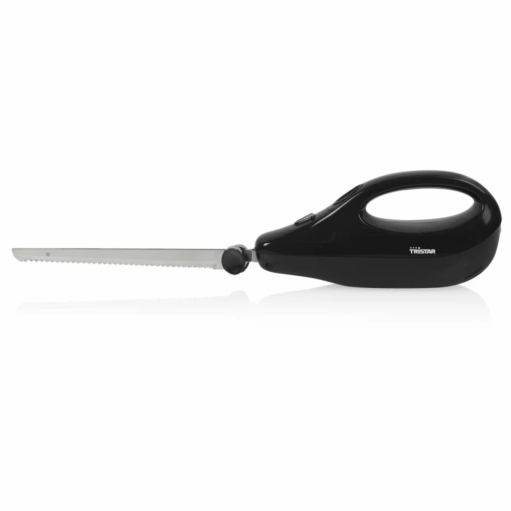 Tristar Elektrisches Messer EM-2107 – inkl. 2 Edelstahlklingen – Zum Schneiden von Brot, Fleisch und Tiefkühlkost