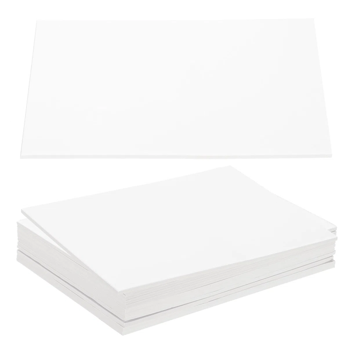PATIKIL 7x5x0.12" Spanplattensheets, 10 Stück 120PT Dickes Buchbinderplatte Stabiles Buchbindematerial für Buchumschlag, Weiß