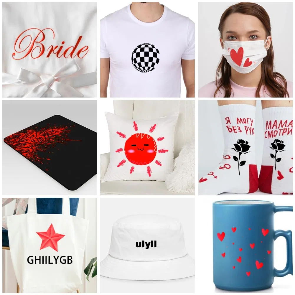 Infusible Transfer Ink Sheets für Cricut Joy 12 Stück/Set Schwarz Infusible Ink Folie 11.5x30.5cm Sublimation Papier Sublimationstintenblatt für Wärmepressmaschine für DIY T-Shirt, Tasse, Canvas