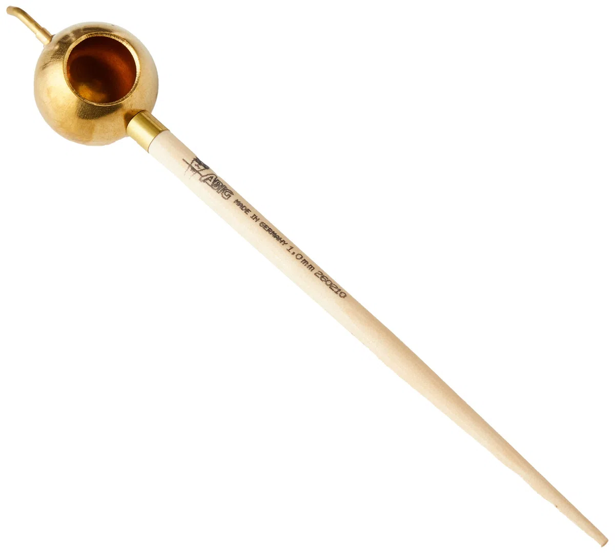 Efco Tjanting ø 1 mm / 35 mm, Holz und Messing, braun, 4x3x2 cm