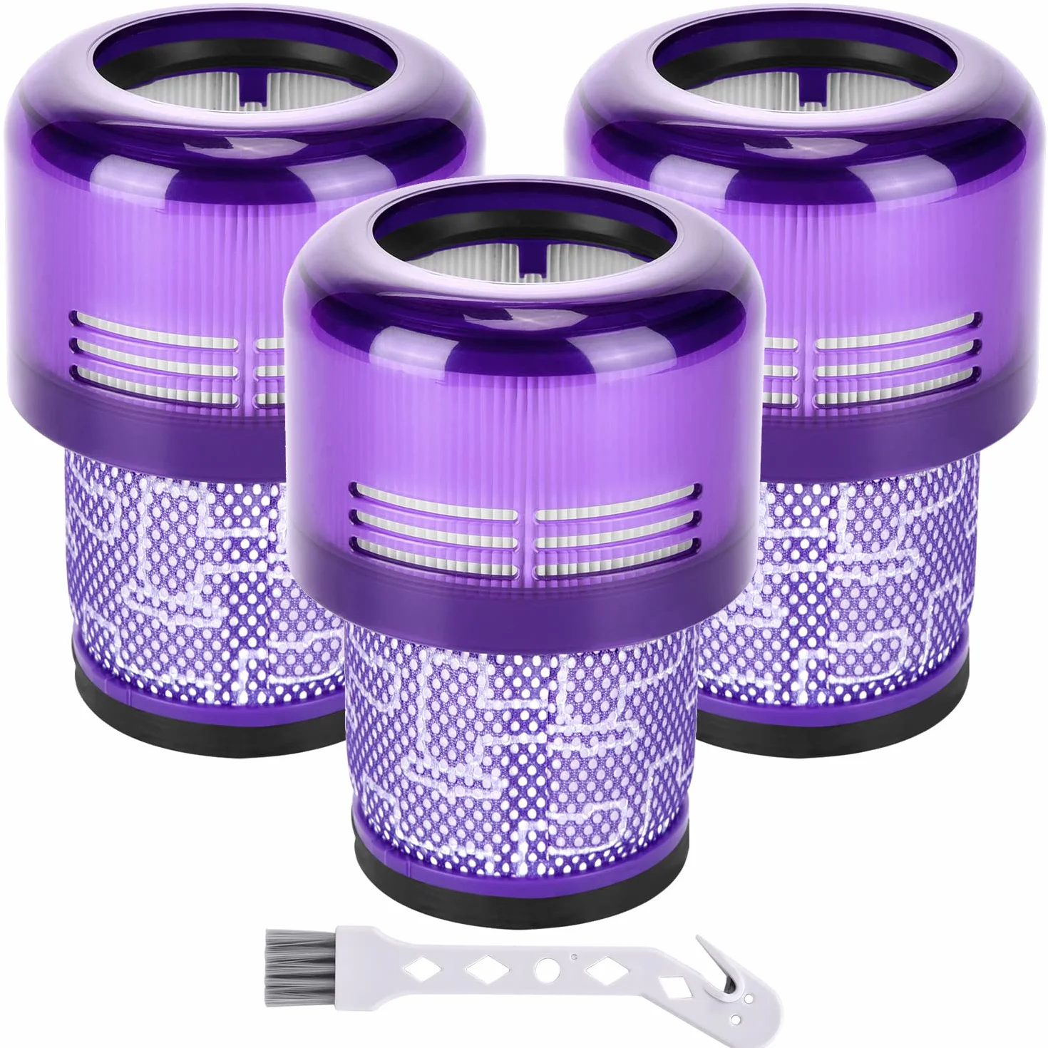 Artraise V11 V15 Filter für Dyson, 3 Stück Waschbar Ersatzfilter für Dyson V11 V15 SV14 SV22 Absolute Animal Detect Cyclone Extra Pro Torque Drive Akku Staubsauger # DY-970013-02 & 97001302