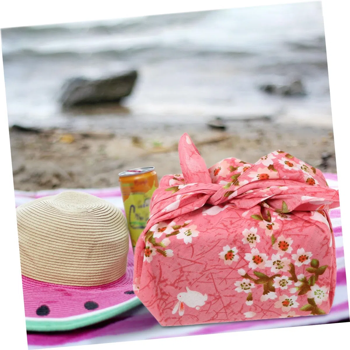 Cabilock 2 Stk Furoshiki-bento-tasche Quadratische Tischsets Japanischer Stoffumschlag Taschentuch Platzdeckchen Japanisches Furoshiki-tuch Gedrehtes Garn Wickeltuch Japanischer Stil
