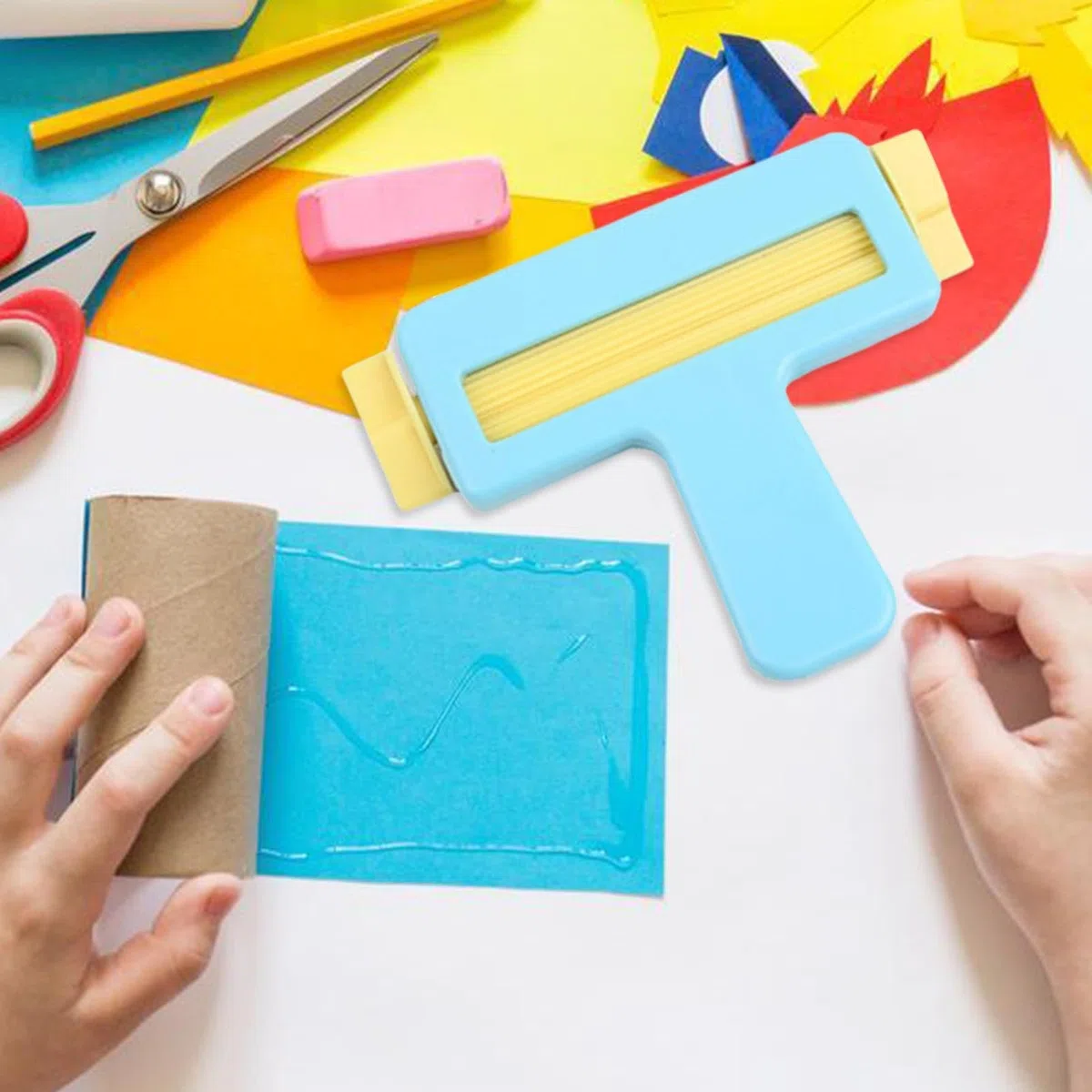 Papiercrimpzange für Bastelarbeiten, aus Wellpapier, geeignet für Karton, Kunsthandwerk
