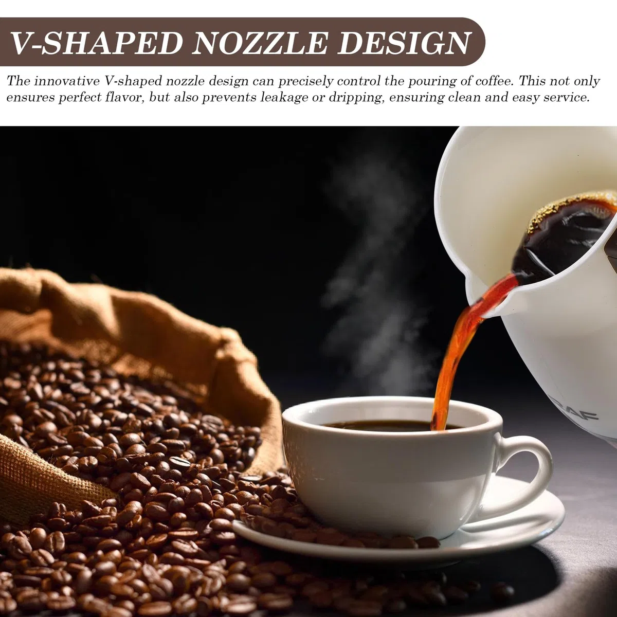 Elektrische Türkische Kaffeemaschine, 500ML Edelstahl Turkischer Kaffeekocher mit Handgriff & Schalten, Mokkakanne, Türkischer Mokkakocher, für Familie, Büro - 1000W