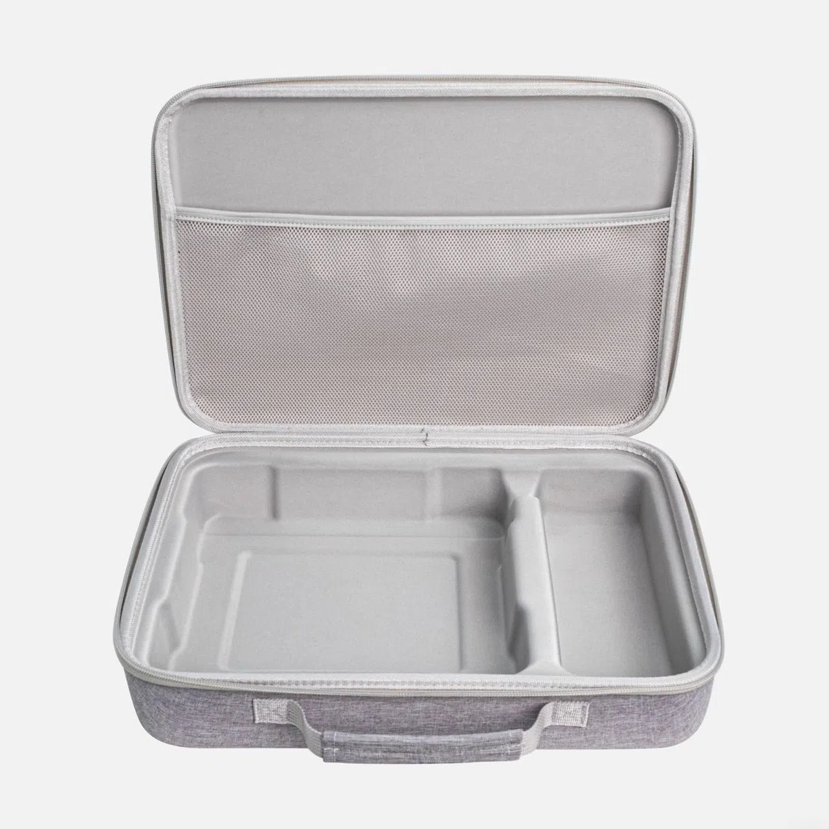 Eva-Aufbewahrungsbox, Tasche für Glasreinigungsroboter, für Ecovacs für WINBOT für Mini-Roboterreiniger-Zubehör, großes Fassungsvermögen, 35 x 25,5 x 8,5 cm (grau)