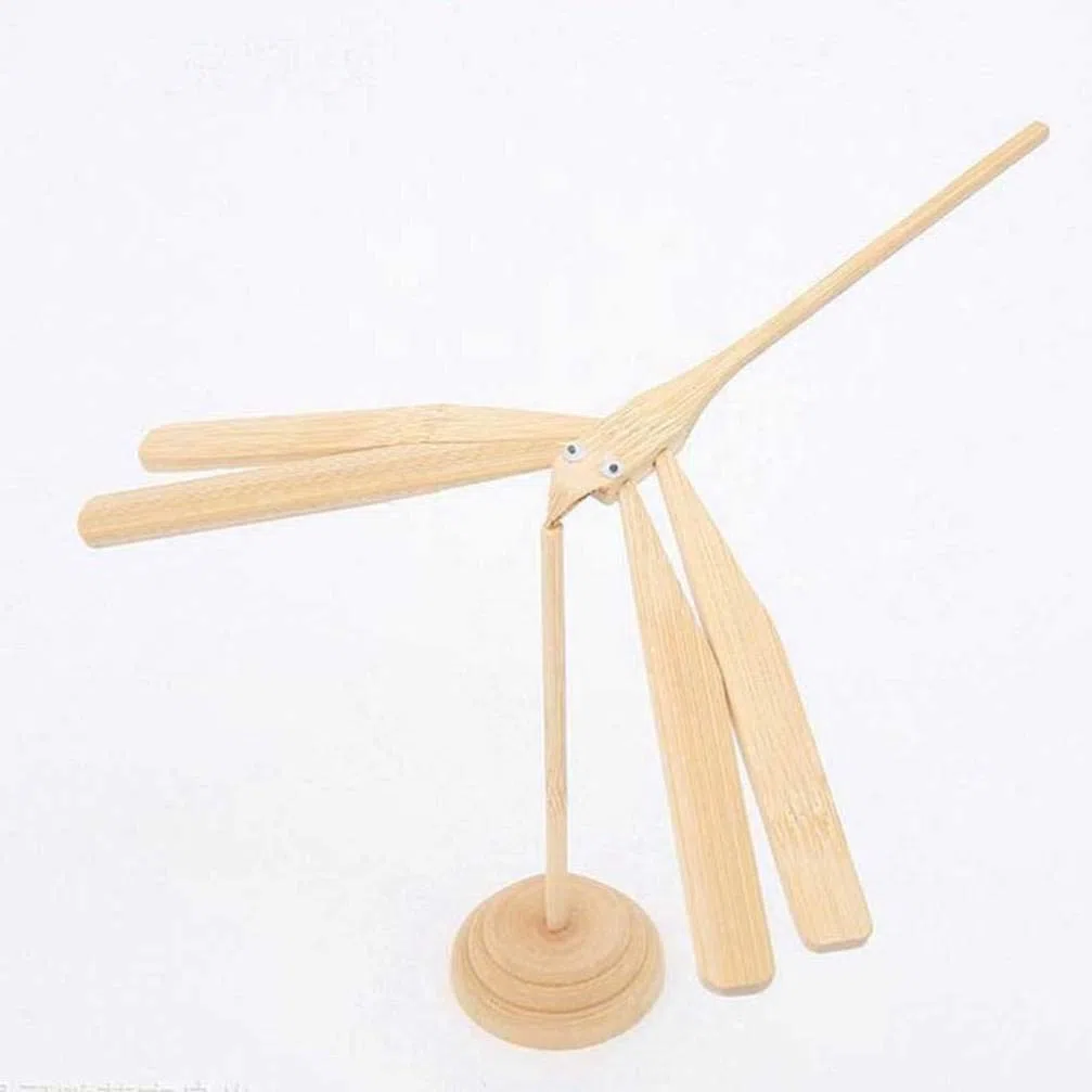 Artibetter 5st Mini Libellen Bambus Libelle Spielzeug Bambus-Libelle Libelle Kunsthandwerk Bambus Fliegendes Spielzeug Handarbeit Libelle DIY Bambus Spielzeug Balance Füllstoff Kind Hölzern