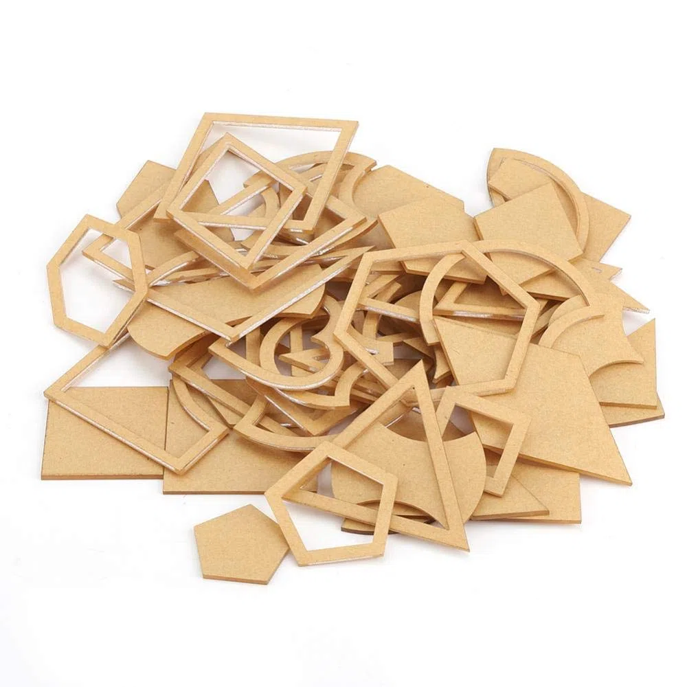 Patchwork Schablonen, Schablonen Set, Acryl, Transparent, 54 Stück Hexagon Schablone Patchwork