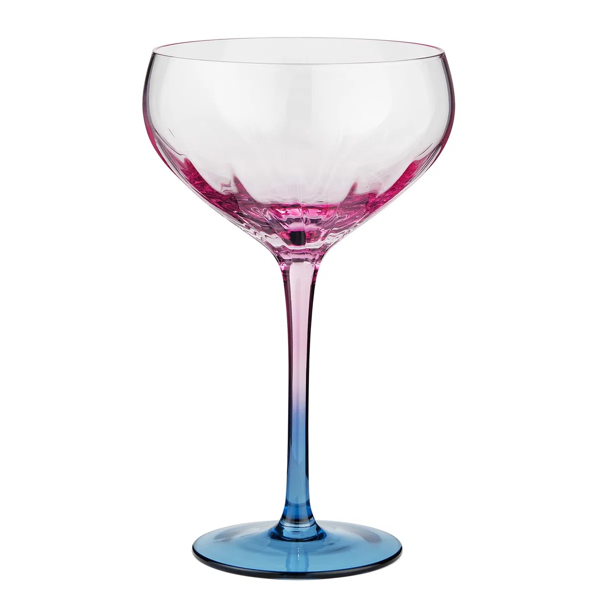 BUTLERS Cocktailglas 380 ml Glas DIVINE | Martini Glas für stilvolle Drinks | Sektkelch mit raffiniertem Farbverlauf | Bargeschirr für Cocktails & Aperitifs