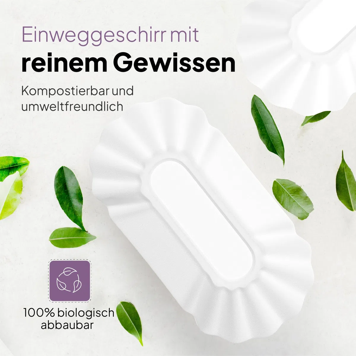 Inoverse 250 Stück Pommesschalen, Pappteller Weiß Einweg 20 x 10 x 3 cm, Umweltfreundlich Pappschalen, Currywust Pommes Papierteller, Einwegteller aus Pappe, Einweggeschirr, Partyteller, KU1