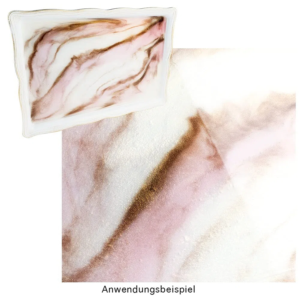 Ideen mit Herz Mica-Pulver | Pigmente mit Perlmutt-Effekt | Resin Farbe | 25 Stück | je 10 g | ideal zum Mischen mit Epoxidharz, als Seifenfarbe, Kerzen selber machen