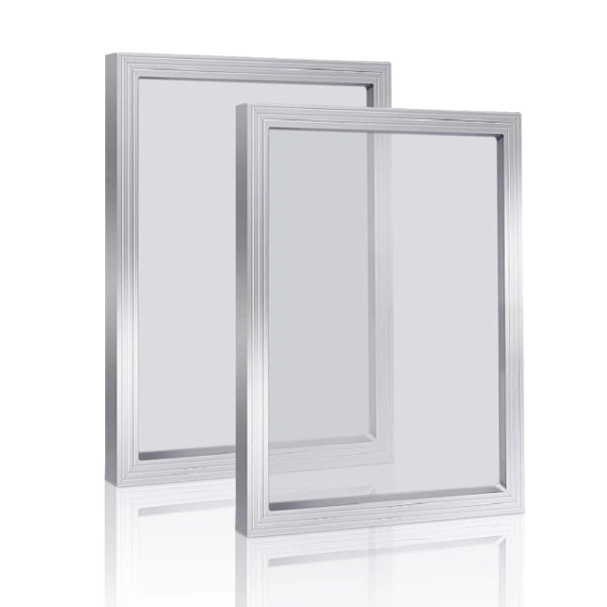 Siebdruckrahmen aus Aluminium mit 43T/110 weißem Netz, für Siebdruck, 20,3 x 25,4 cm, 2 Stück