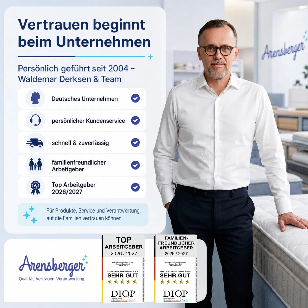 Arensberger Kindermatratze Babymatratze Nora | 60x120cm Höhe 12cm | Bezug waschbar & abnehmbar | punktelastischer Gelschaum | Jugend-matratze, allergiker freundlich Premium Bezug | Öko-Tex zertifizert