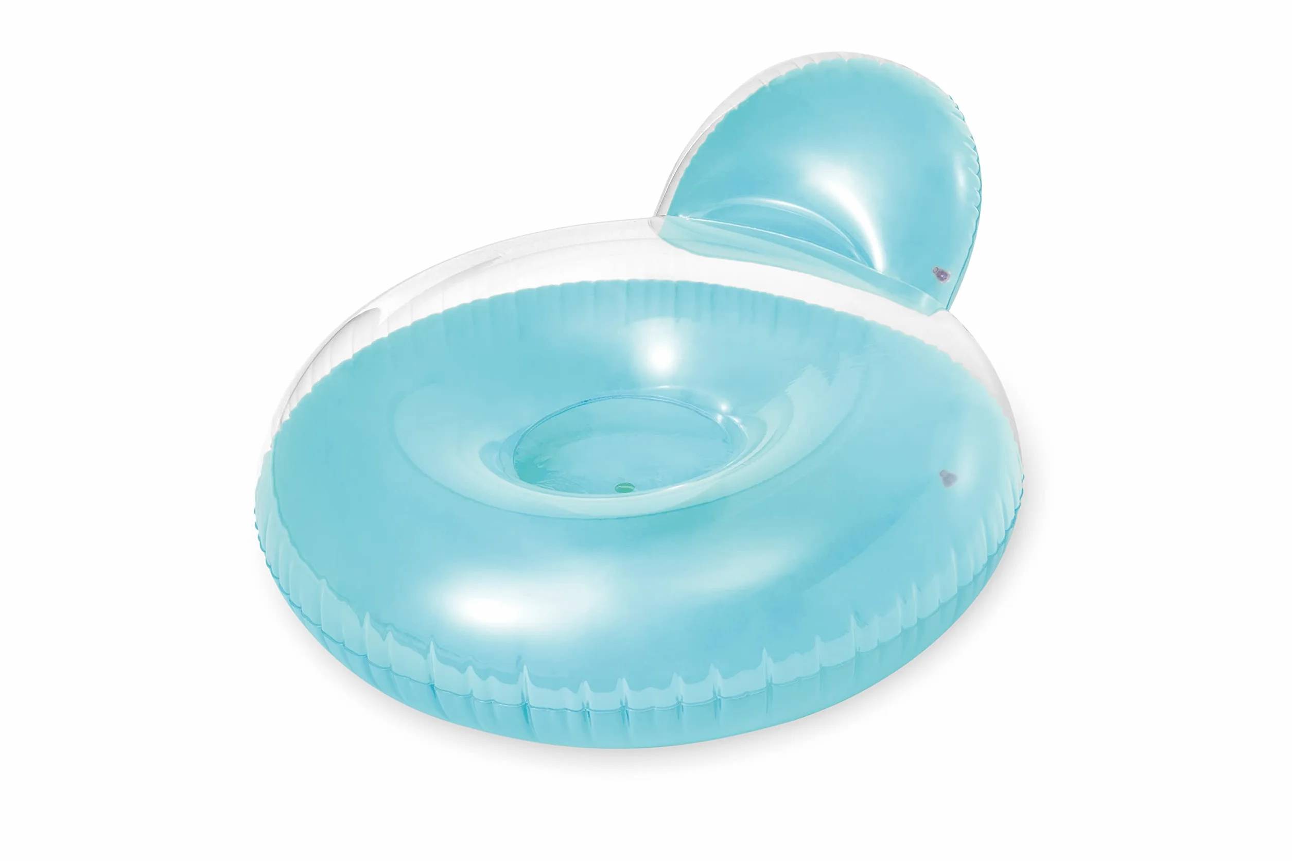 Intex Pillow-Back Lounge - Aufblasbarer Schwimmsessel - 137 x 122 cm - Farblich Sortiert
