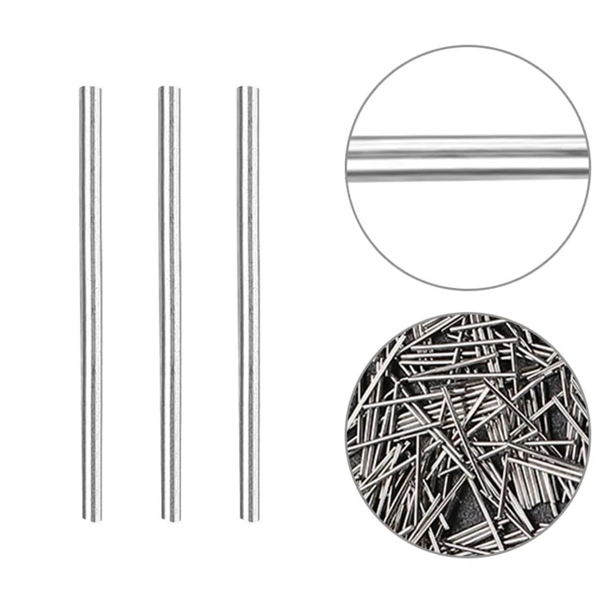 Polierstifte aus Edelstahl, 1 mm x 5 mm, 500 g, silberfarben, magnetische Tumbler-Magnet-Poliernadeln für Schmuck, DIY-Finishing-Werkzeuge