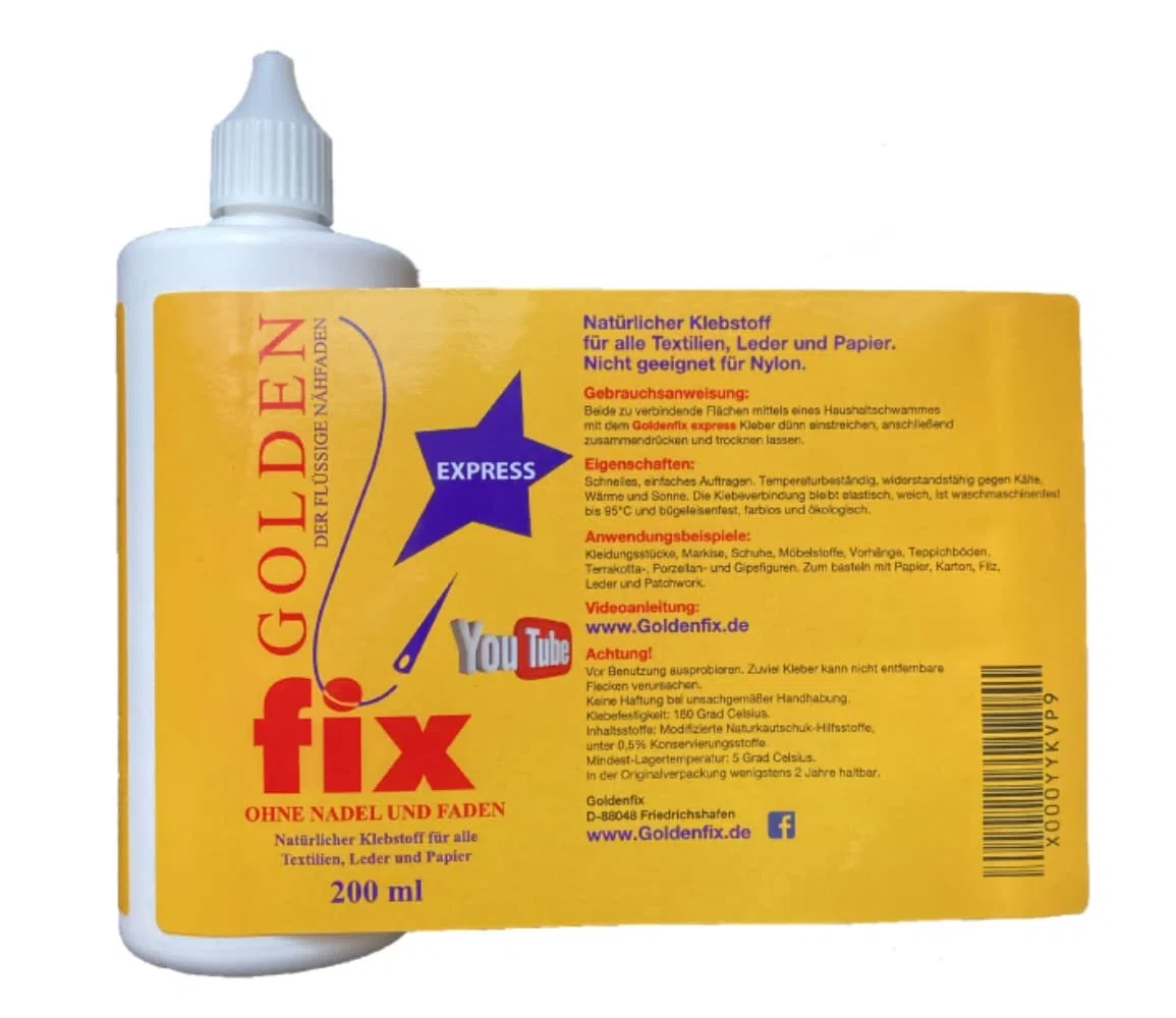 Golden Fix Express Golden Fix Express Goldenfix Stoffkleber 200 ml
