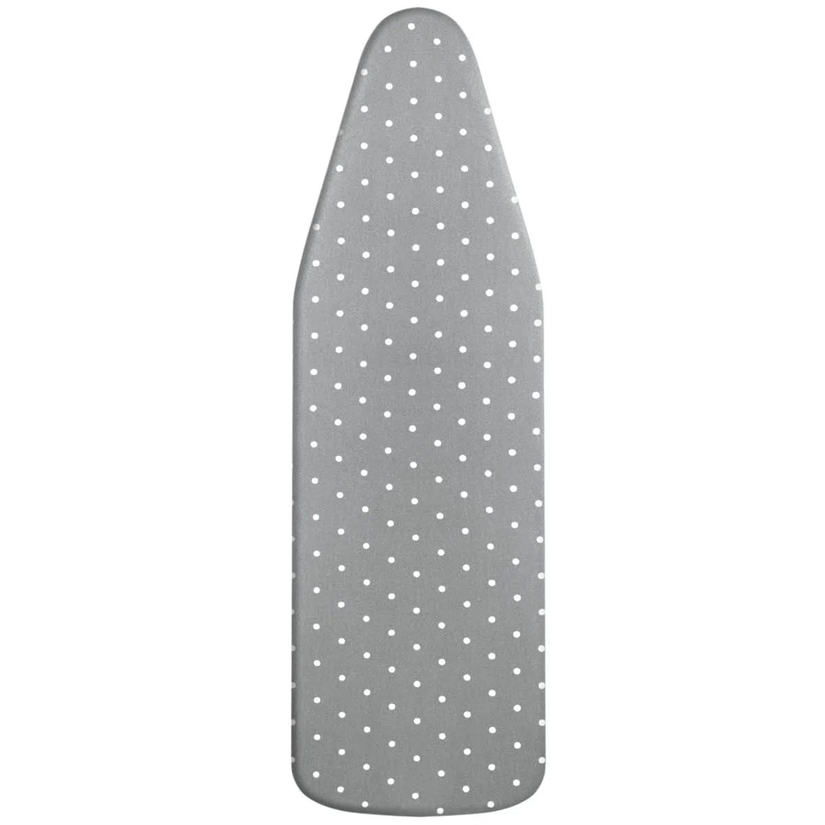 Bügelbrettbezug 115x35cm, Breiter Bügelbrettbezug mit dickem Filzpolster, Kordelzug, Klettverschlüssen, Blumen- und Schmetterlingsdruck (Graue Punkte, 115x35cm)