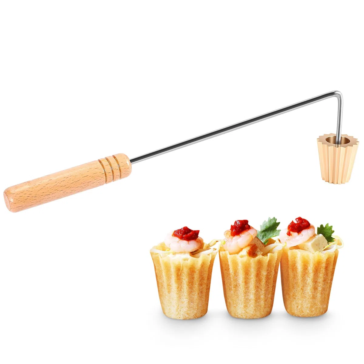 Malaysian Pie Tee Maker, Nyonya Top Hats Backform, Malaysian Pie Tee Maker zum Backen von Eierkuchenformen in Nyonya, Küchen-Backgeschirr, frittiertes Werkzeug für Bäcker