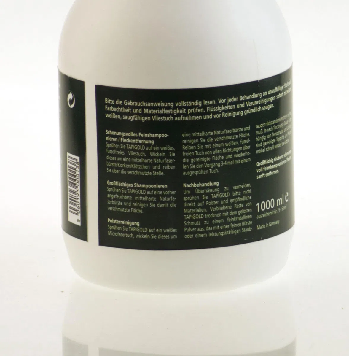Tapigold Spezial Shampoo für Teppiche, Polster, Sisal 1 Liter