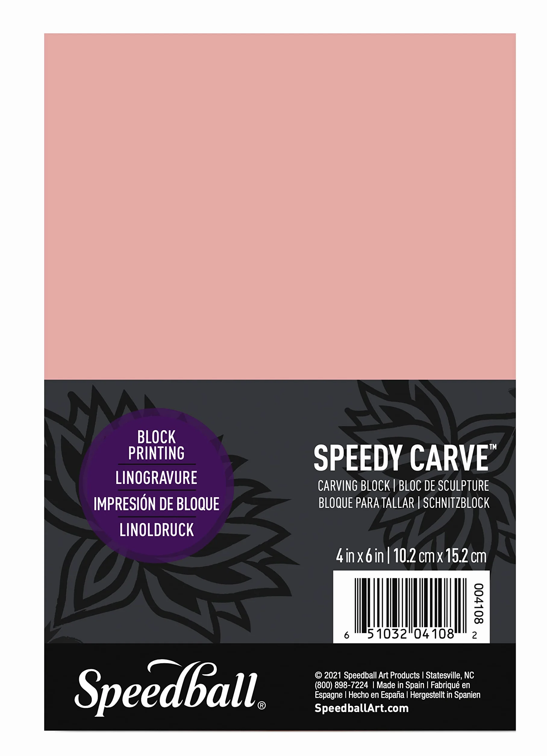 Speedball Druckstock zum Schnitzen, Sonstige, Rose, 4