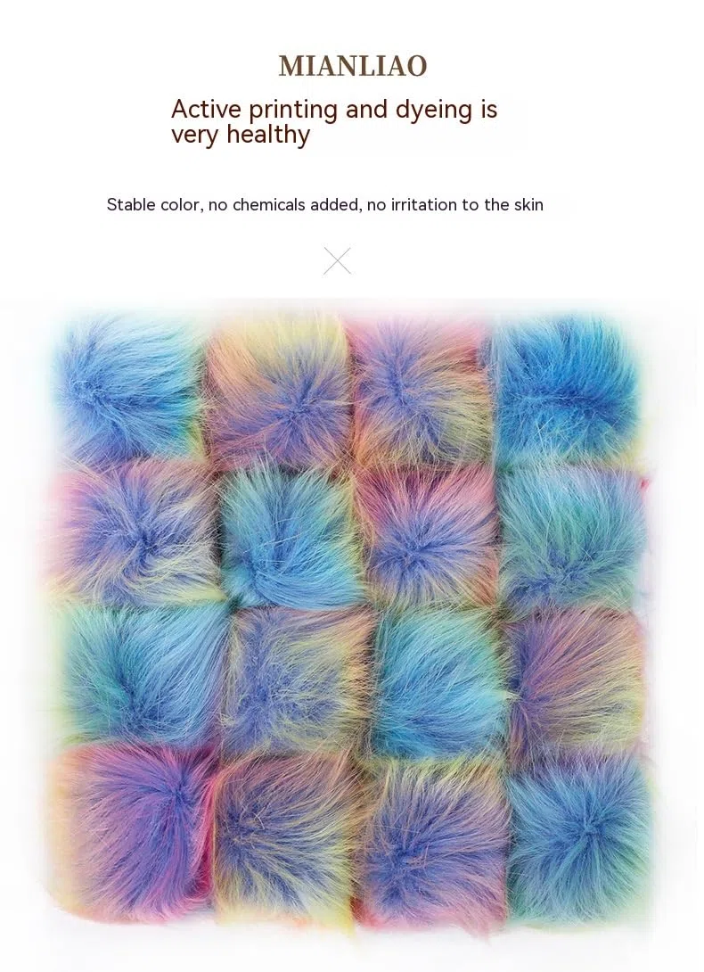 10 Stück 8cm Kunstfell Pompon Fellbommel Pompon Bommel für Mützen Beanies Fellbommel Fellpompon Künstlicher Haarball für Tasche Anhängern Schlüsselanhänger Dekoration Bekleidung Zubehör -braun