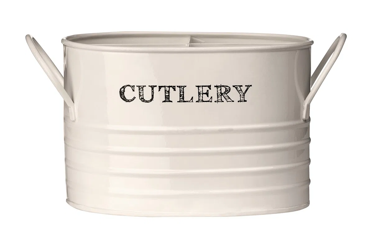 Premier Housewares Liberty Kaffee Kanister, Pistazien Emaille, Stahl Deckel, 0507632, Beige, H11 x W16 x D13cm