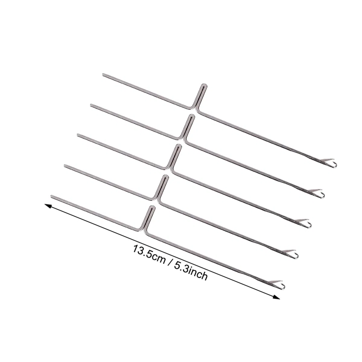 ANGGREK 50 Stück Strickmaschinennadeln aus Stahl, Zubehör für Webwerkzeuge, Passend für KH821, KH831, KH851, KH868, KH860, KH871, KH881, KH891, KH892, KH893, KH894, KH930, KH940, KH970,
