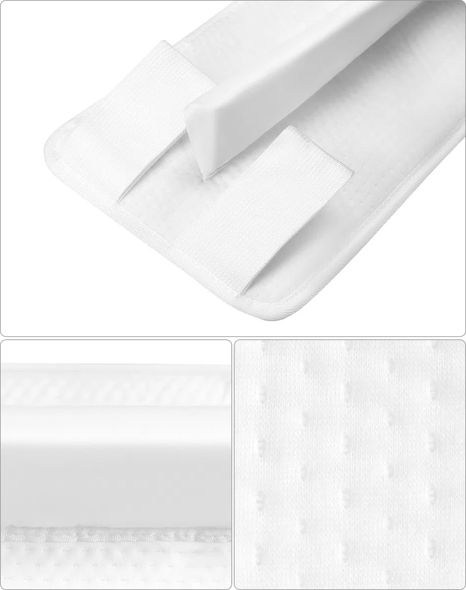 QWORK® matratzenverbinder, matratzen ritzenfüller, einfaches verbinden und erweitern des bettes, weiß