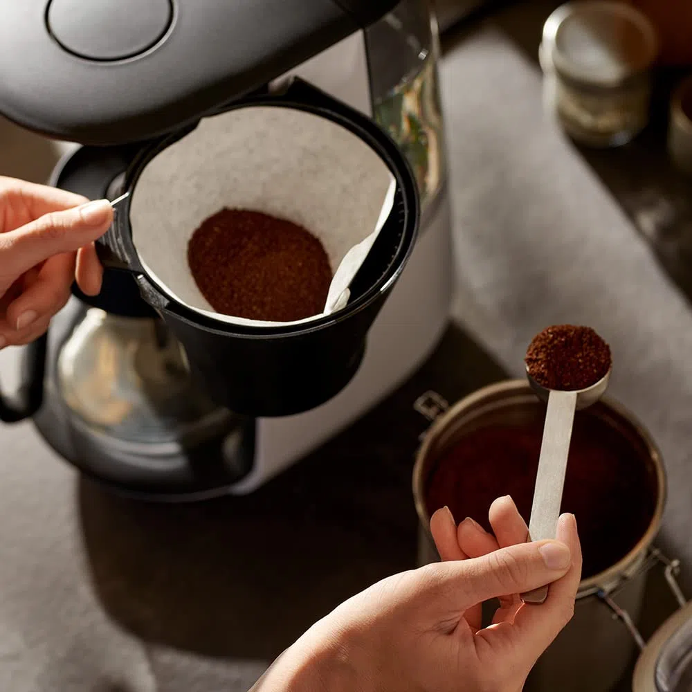 Tchibo Aromadose, Kaffeedose, 500g Füllvolumen, aromadicht, Edelstahl, Schwarz
