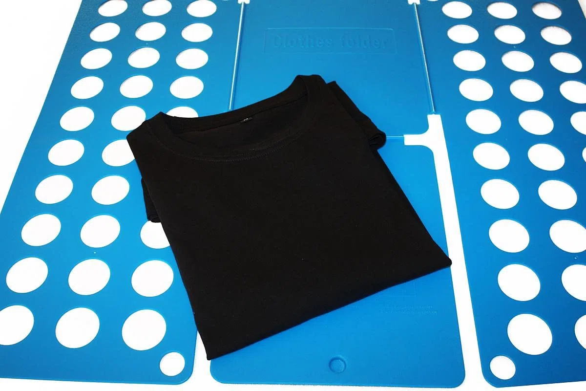 Close Up T-Shirt Folder Wäschefalter 2er Set/Faltbrett/Hemdenfalter/Falthilfe für Shirts, Hemden, Pullover