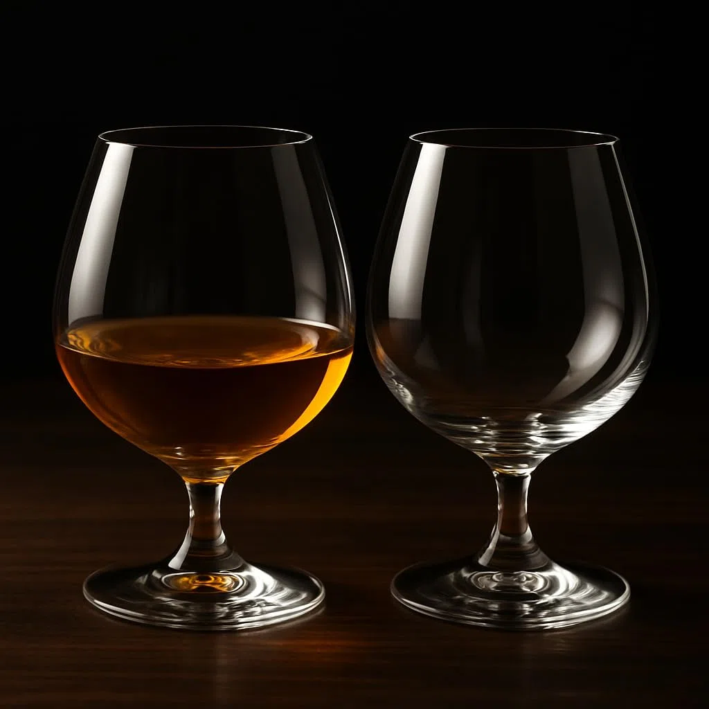 CRISTALICA Cognac Gläser Napoli 390 Ml – Cognac Schwenker Set (2er), Brandy Gläser Bauchige Form Für Volles Aroma - Cognacgläser & Schwenker Ideal Für Brandy Und Weinbrand