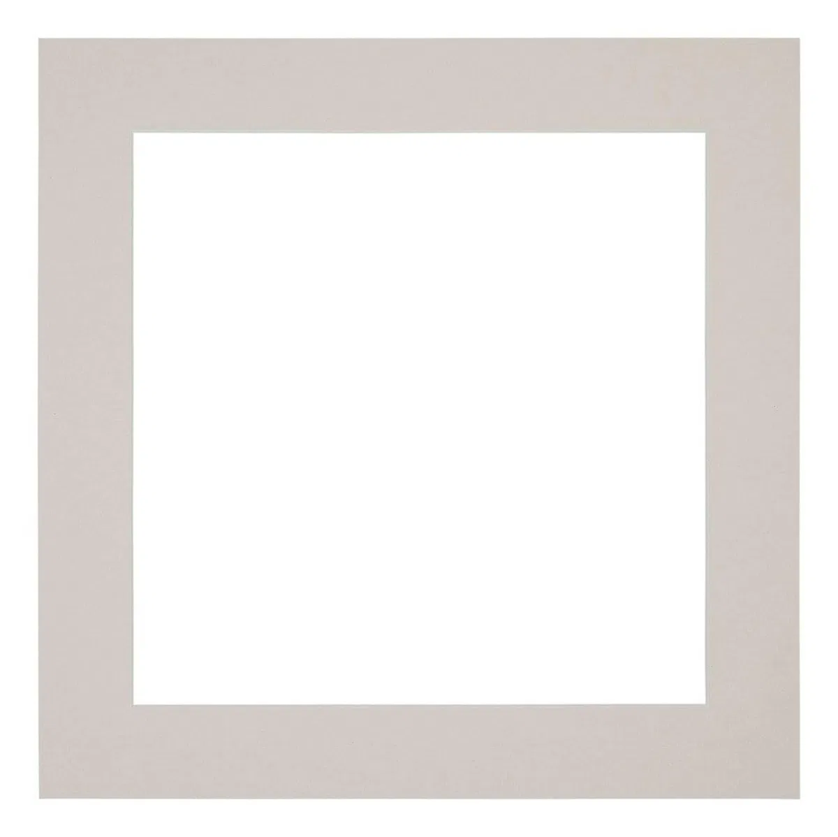 yd. Passepartout 45x45 cm für Fotogröße 35x35 - Grau Granit - Museumkarton - Außenmaße 45x45 cm - Innengröße 35x35 cm