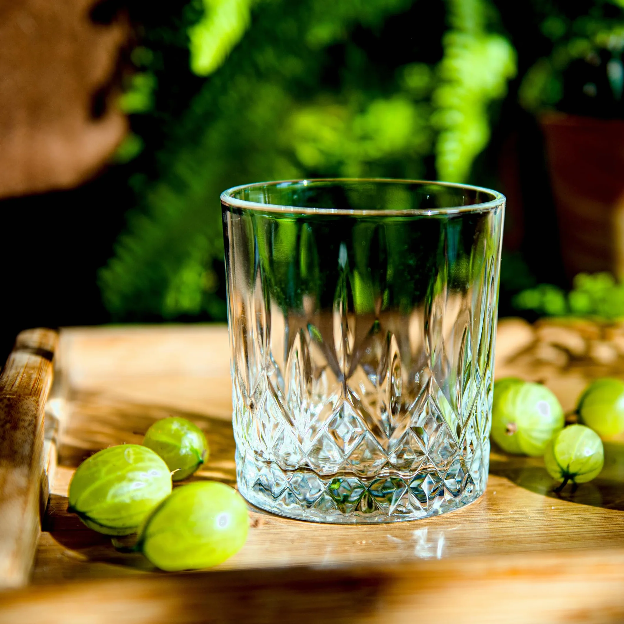 Glasmark KROSNO 1992 Whisky Gläser Set Whiskeygläser 6 Stück 280 ml Rum Gin Bourbon Cocktail Whiskey Glas Trinkgläser Geschliffen Spülmaschinengeeignet, NIEDRIGE