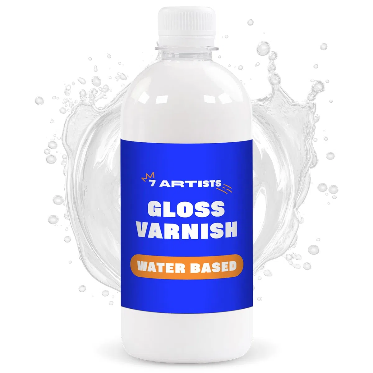 Acryl Klarlack Glänzend 500 ml – Acryl Versiegelung Firnis für Acrylfarben, Bemalte Holz, Steine, Ton | Glanzlack Wasserfest Finish, Schnelltrocknend, Farblos | Glossy Varnish