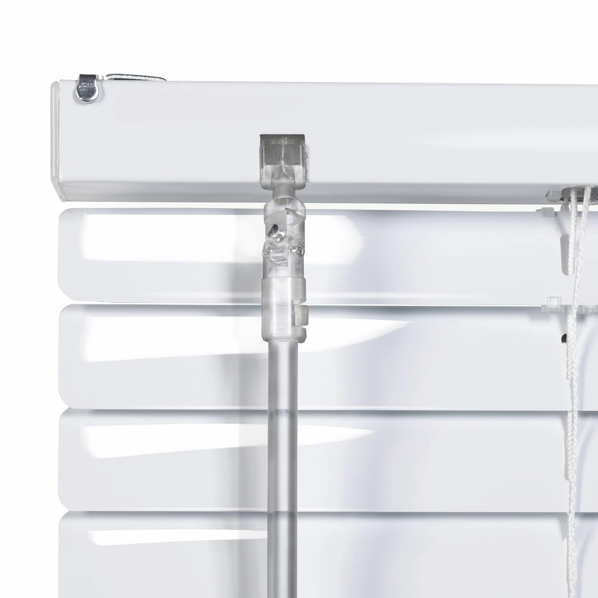 SONELLO Aluminium Jalousie 80cm x 100cm Weiß Alu Jalousie Klemmfix ohne Bohren Sichtschutz Blendschutz Lichtschutz Sonnenschutz für Fenster und Türen