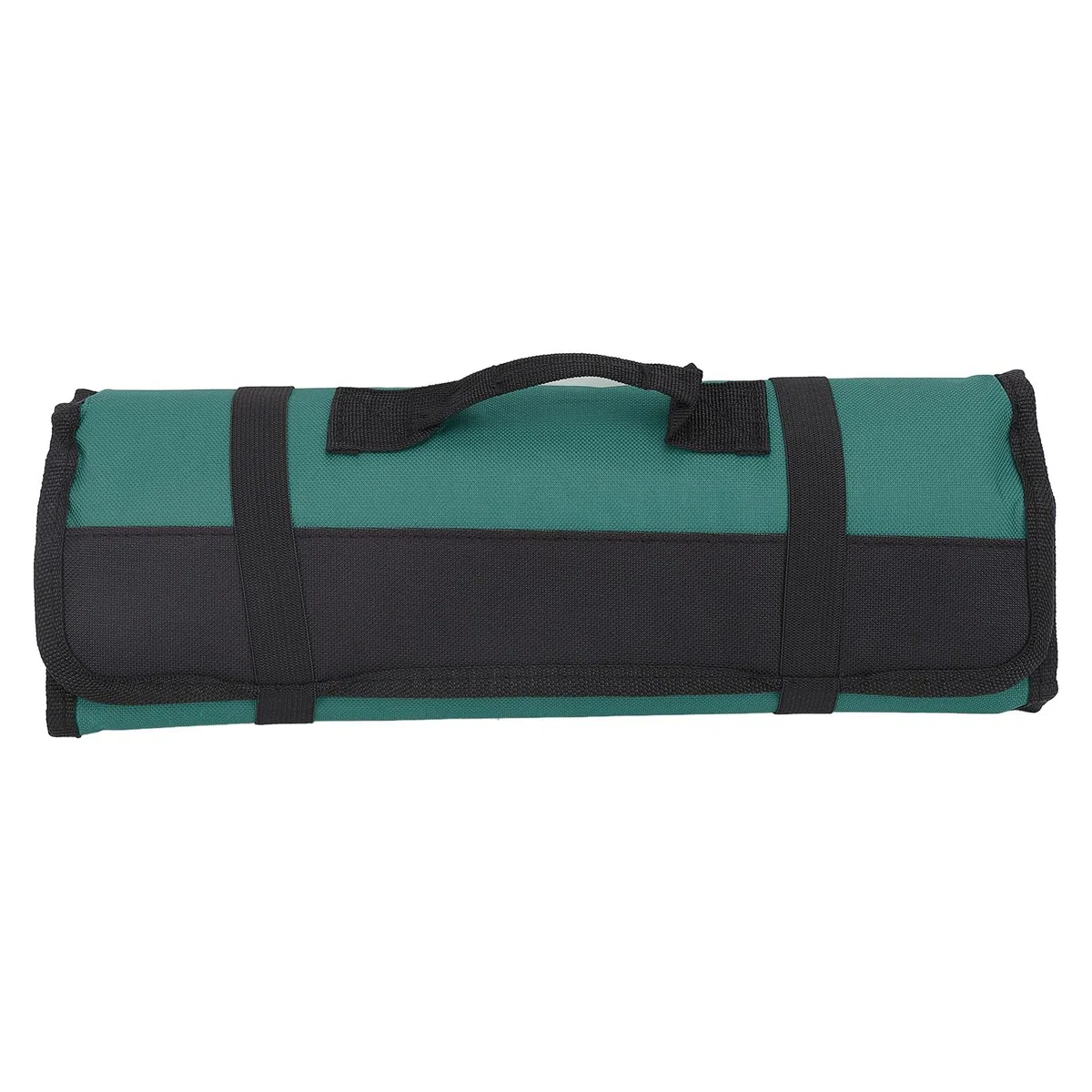 Küchenutensilien-Rolltasche, 20 Fach Messerrolltasche Kochmesser Tasche Messerbeutel mit strapazierfähigem Canvas und doppelter Naht, für Küche Reisen Camping (GREEN)