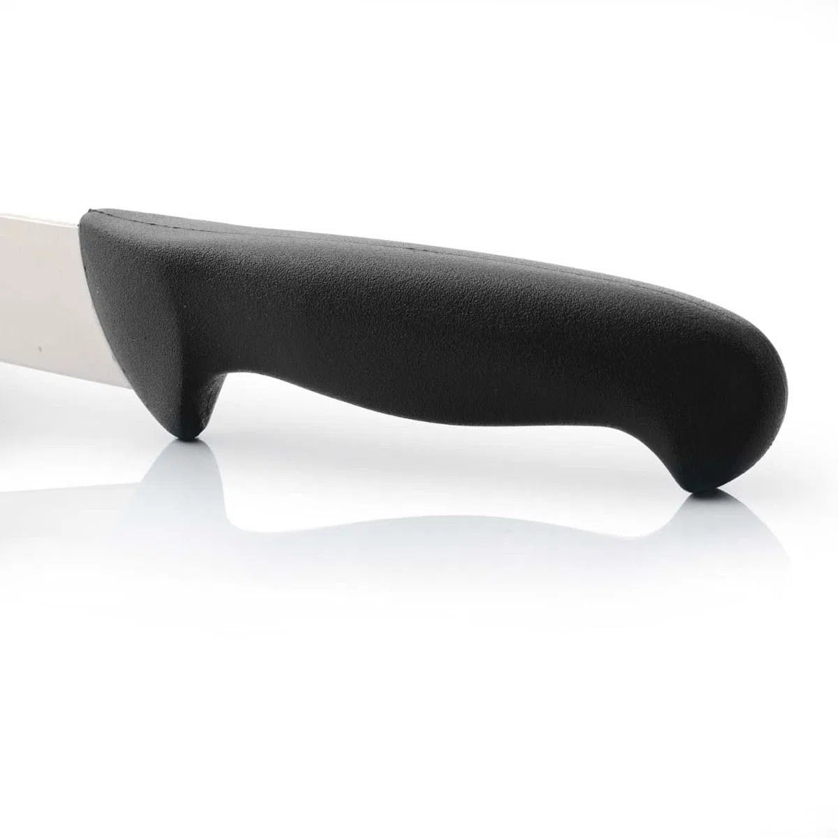 Arcos Fleischermesser mit Nitrum Edelstahlklinge 200 mm - Professionelles Küchenmesser zum Schneiden von Fleisch, Fisch und Gemüse - Ergonomischer Griff aus Polyoxymethylen, Serie 2900, Farbe Schwarz