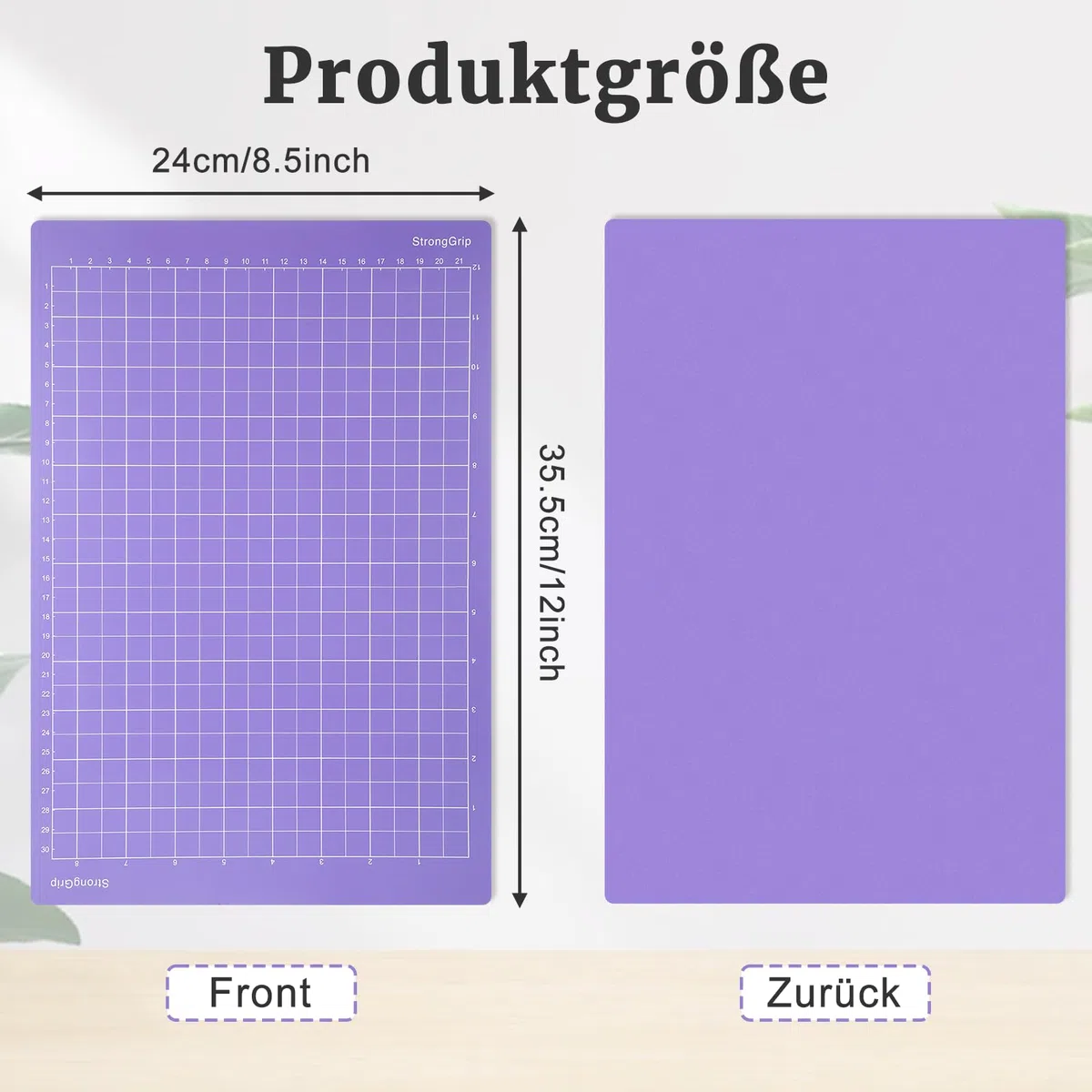 6 Stück Schneidematte für Cricut Joy Xtra,Schneidmatte,Cutting Mat,Selbstklebende Schneidematten für Handarbeit, Rutschfeste Matten für Cricut Beschläge (2 Geringe, 2 Mittlere, 2 Hohe Haftung)