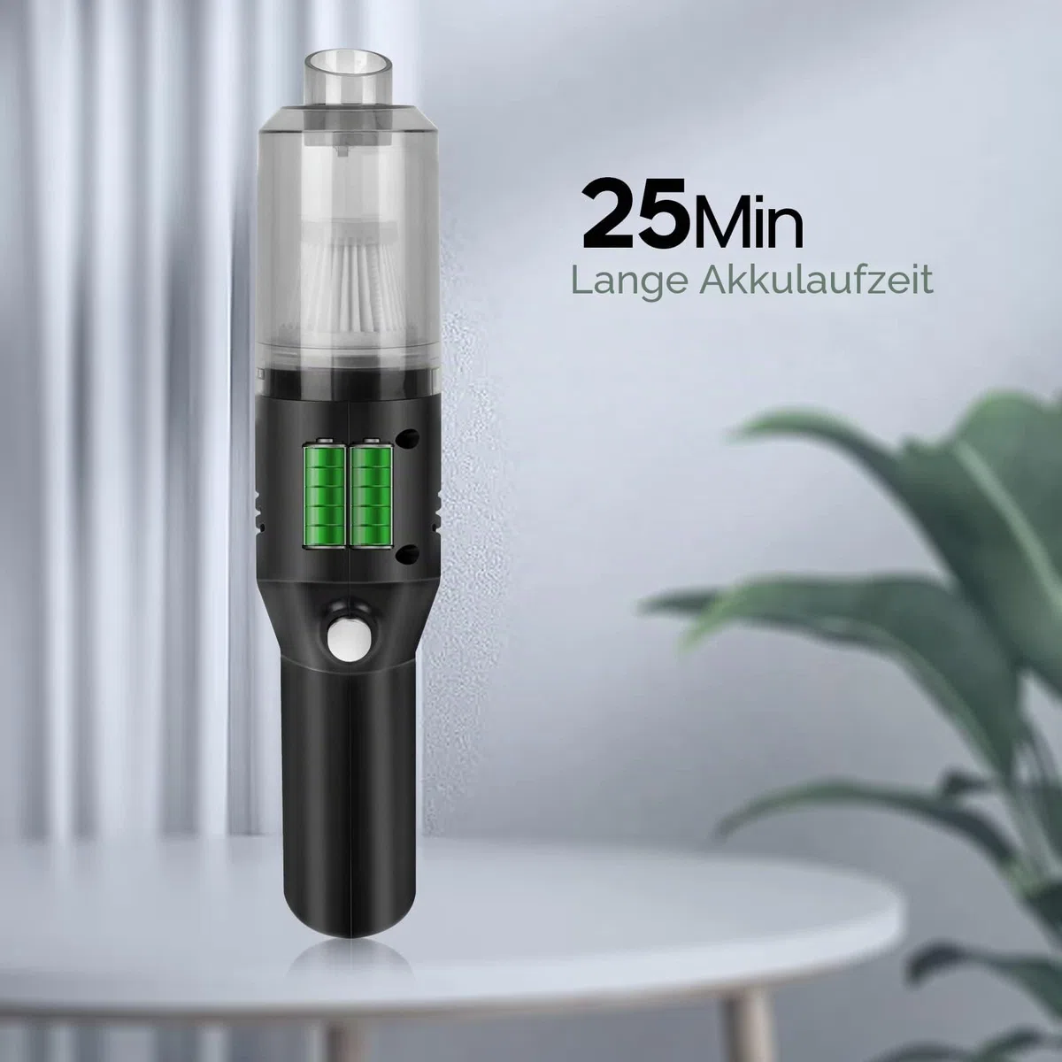 suloea Akku Handstaubsauger,USB aufladbar Tragbar Leicht Mini Auto-Staubsauger Kabellos,Handsauger