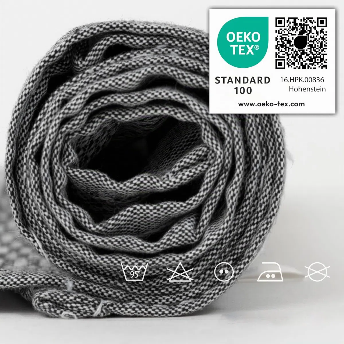Müskaan 10er Set Geschirrtücher 100% Baumwolle 50x70 cm Schwarz 210 g/m² | Küchenhandtücher für Abtrocknen, Grubentücher zum Putzen, Fusselfrei Geschirrhandtücher, Küchentücher saugstark, Geschirrtuch